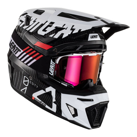 Leatt 9.5 Helmet Kit - Carbon / White