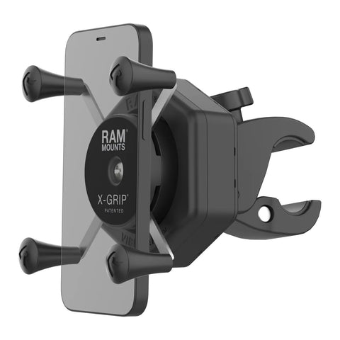 Ram X-Grip Phone Mount with Vibe-Safe & Small Tough-Claw