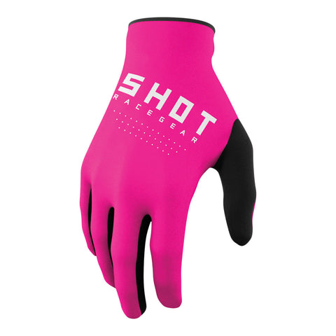 Shot Raw Gloves Pink