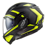 LS2 FF900 Valiant II Revo Helmet - Matte Black / Hi-Vis Yellow