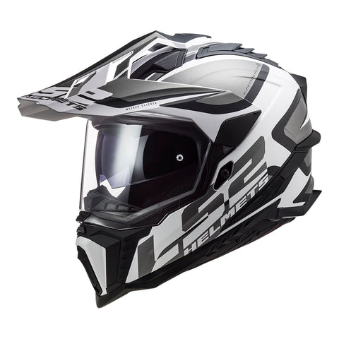 LS2 MX701 Explorer Alter HPFC Helmet 06 - Matte Black / White 06