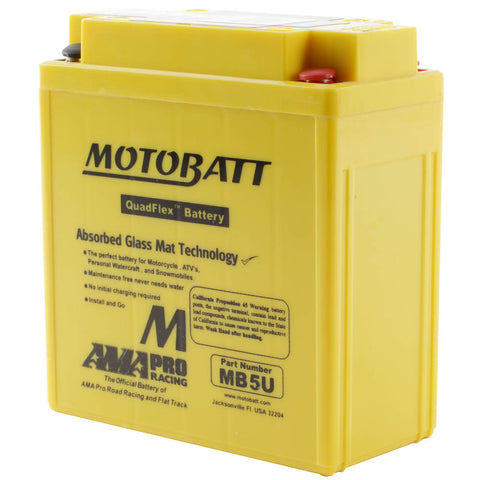 Motobatt Battery Quadflex AGM - MB5U