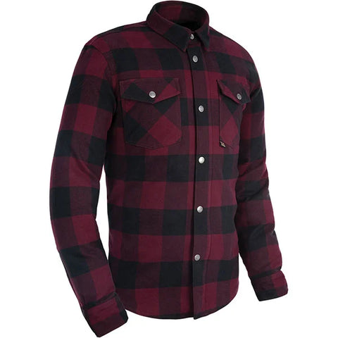 OXFORD KICKBACK 2.0 SHIRT CHECKER DARK RED/BLK