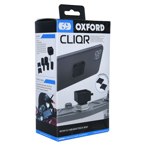 OXFORD CLIQR MOTORCYCLE HEAD STOCK MOUNT