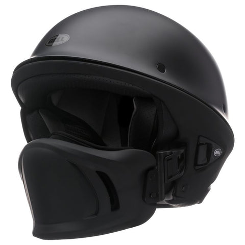 Bell Rogue Open Face Motorcycle Helmet - Matte Black Image 1