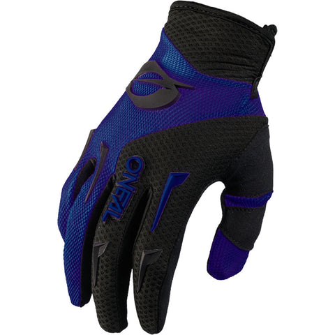 ONEAL ELEMENT MOTORCYCLE GLOVES BLUE/BLACK YOUTH