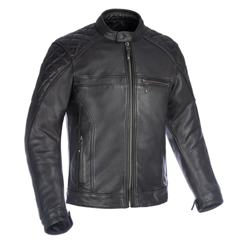 OXFORD ROUTE 73 2.0 LEATHER JACKET BLK
